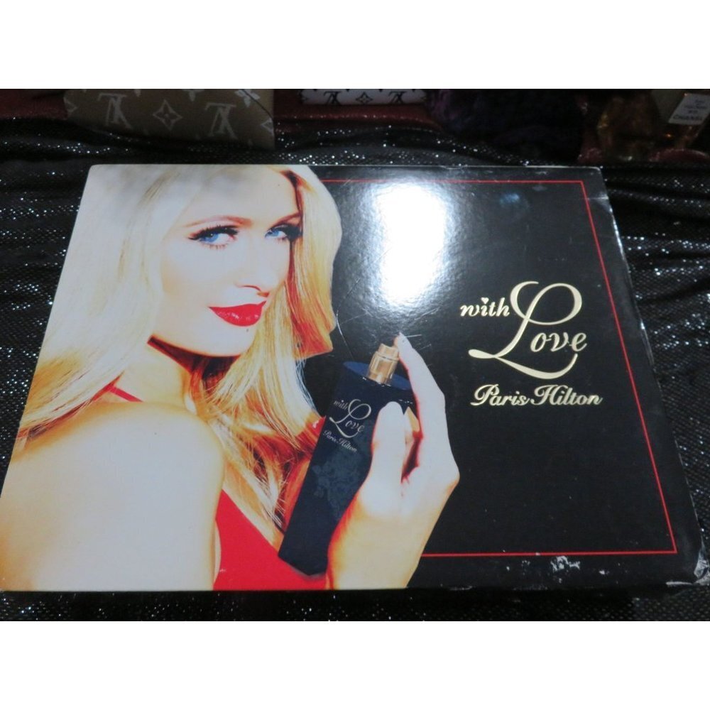 Paris Hilton 4 Pc Gift Set 3.4oz EDP Spray, Rollerball, Body Lotion & Shower Gel